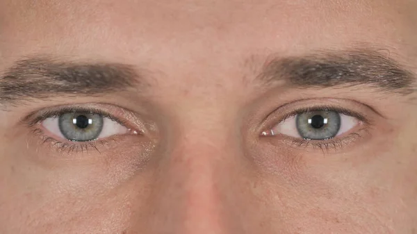 Close Up of Blinking Eyes of Businessman — Stock Image Close Blinking Eyes Businessman Royalty Free Stock Images