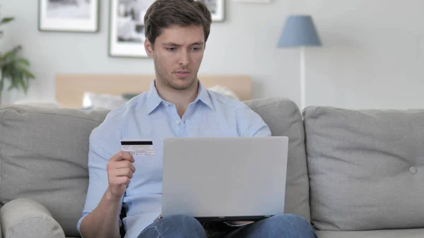 Online Shopping Failure, No Money in Bank for Young Man