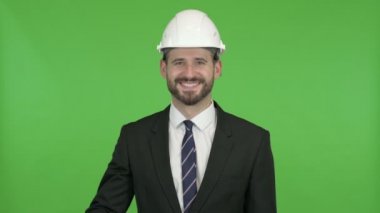 Chroma Key karşı House anahtar ve Para ile Hırslı Mühendis