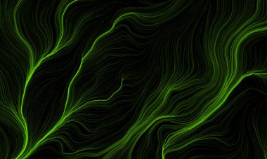 Neon dijital akış alanları