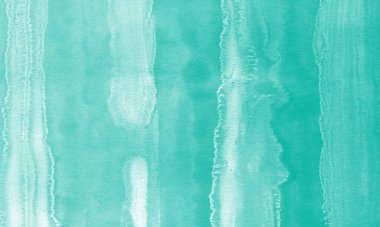 Zümrüt renginde soyut arkaplan çizilmiş Gouache el. Fırça darbeleri dokusu.