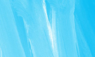 Gouache el mavi renk soyut arkaplan ile çizilmiş. Fırça darbeleri dokusu.