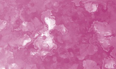 Kırmızı menekşe rengi soyut arkaplan ile çizilmiş Gouache el. Fırça darbeleri dokusu.