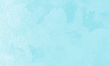 Gökyüzü mavisi soyut arkaplan ile çizilmiş Gouache el. Fırça darbeleri dokusu.