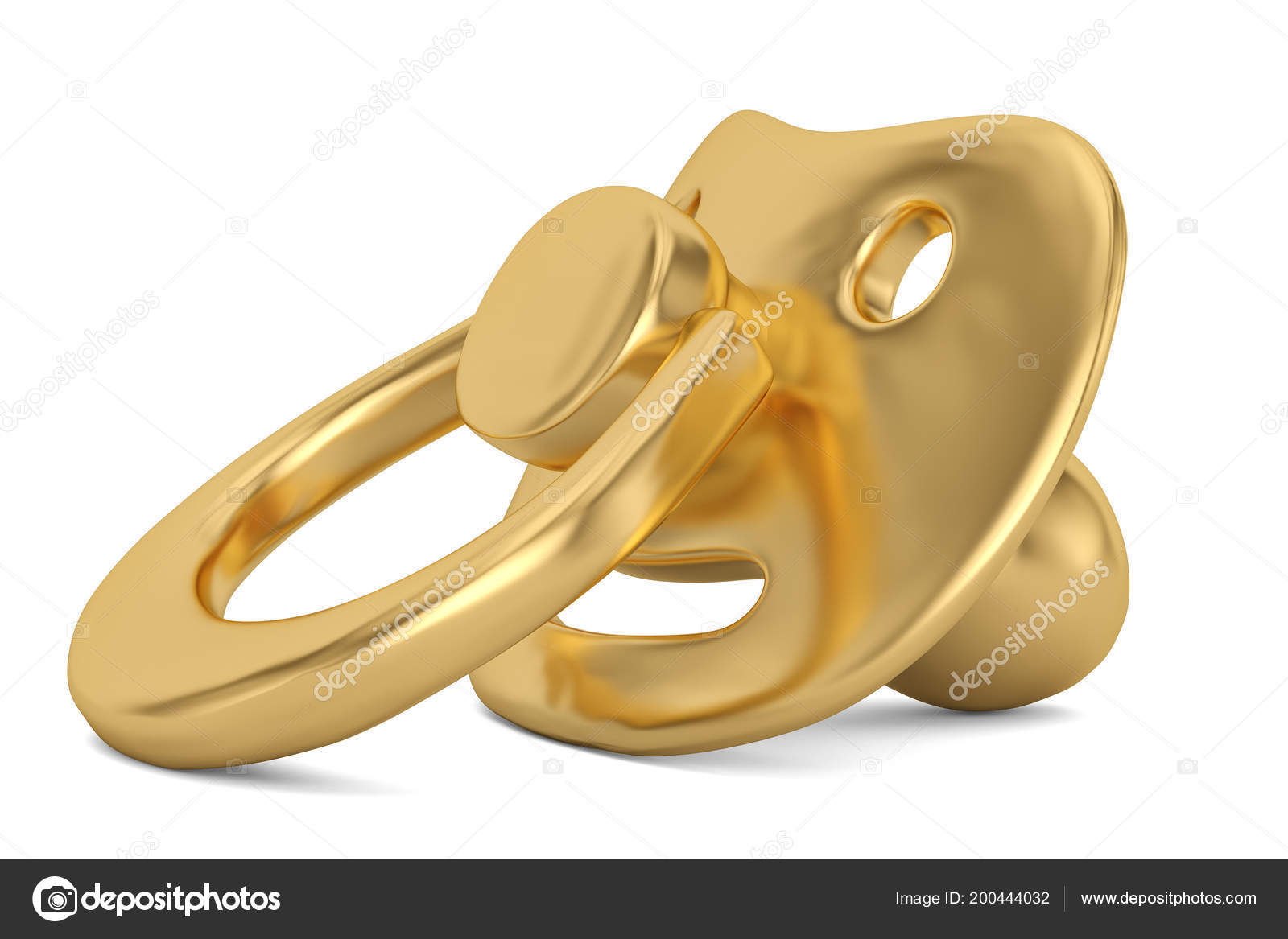 gold pacifier