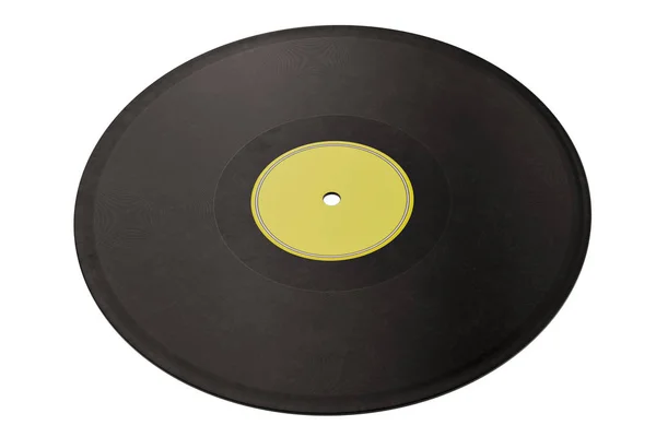 白い背景の 図で隔離ビニール レコード — ストック写真