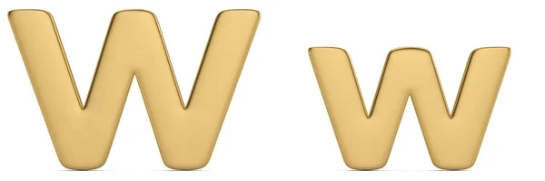 Буква Золота Цельного Алфавита Изолированы Белом Фоне Иллюстрация — стоковое фото