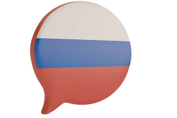 Nationale Vlag Tekstballon Geïsoleerd Een Witte Achtergrond Illustratie — Stockfoto