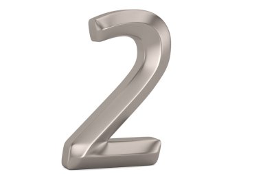 Çelik 3d rakamı beyaz arka plan üzerinde izole. 3d illüstrasyon.