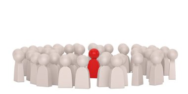 Daha fazla huma tarafından teslim bir daire içinde Basitleştirilmiş İnsan Karakterler