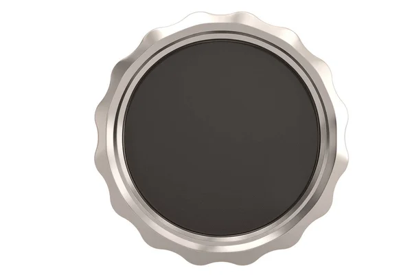 Fundo Prêmio Silver Frame Ring Render Ilustração — Fotografia de Stock