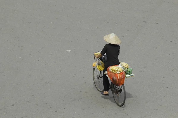 Hanoi Vietnam Vendeur Rue Local Sur Centre Ville Hanoi Vietnam — Photo