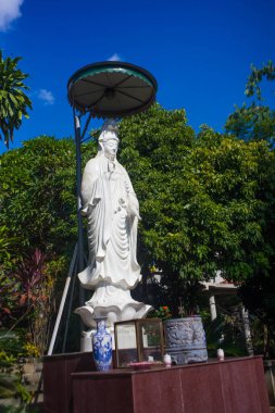 Daibi templle.tuyenquang, Vietnam 'daki Büyük Buda Guanyin heykeli.