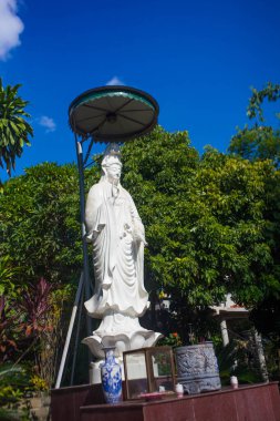 Daibi templle.tuyenquang, Vietnam 'daki Büyük Buda Guanyin heykeli.
