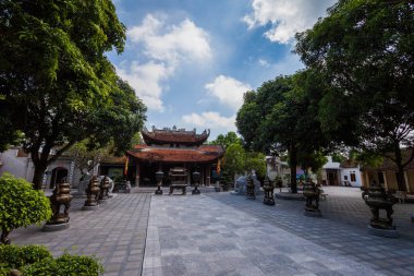 BacNinh, Vietnam, 24 Eylül 2015 Ana Salon The Ly Bat De Temple veya Do Temple, Hanoi yakınlarındaki bir tapınaktır.