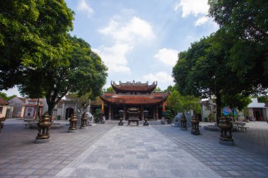 BacNinh, Vietnam, 24 Eylül 2015 Ana Salon The Ly Bat De Temple veya Do Temple, Hanoi yakınlarındaki bir tapınaktır.