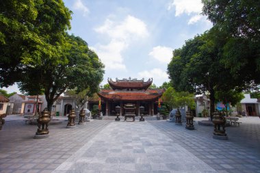 BacNinh, Vietnam, 24 Eylül 2015 Ana Salon The Ly Bat De Temple veya Do Temple, Hanoi yakınlarındaki bir tapınaktır.