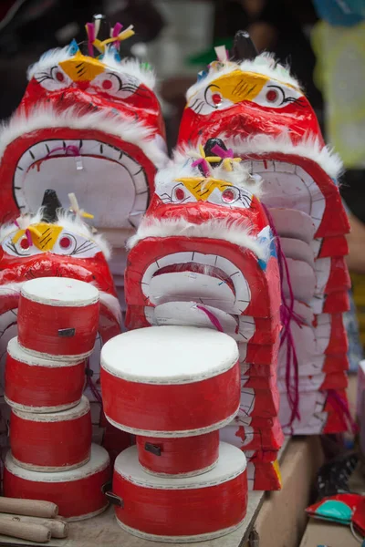 Hanoi Vietnam Septiembre 2020 Mercado Tradicional Vende Linternas Coloridas Con —  Fotos de Stock