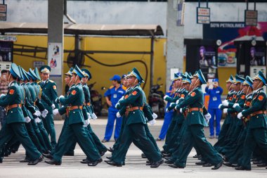 Hanoi, Vietnam, Sep 2, 2015: Vietnam 'da Bağımsızlık Günü kutlamaları