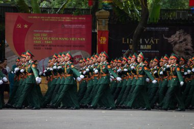 Hanoi, Vietnam, Sep 2, 2015: Vietnam 'da Bağımsızlık Günü kutlamaları