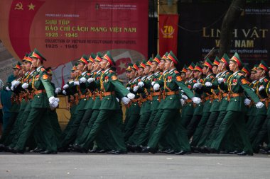 Hanoi, Vietnam, Sep 2, 2015: Vietnam 'da Bağımsızlık Günü kutlamaları