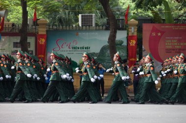 Hanoi, Vietnam, Sep 2, 2015: Vietnam 'da Bağımsızlık Günü kutlamaları