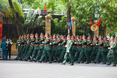 Hanoi, Vietnam, Sep 2, 2015: Vietnam 'da Bağımsızlık Günü kutlamaları