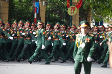 Hanoi, Vietnam, Sep 2, 2015: Vietnam 'da Bağımsızlık Günü kutlamaları