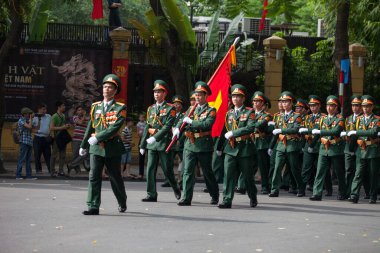 Hanoi, Vietnam, Sep 2, 2015: Vietnam 'da Bağımsızlık Günü kutlamaları