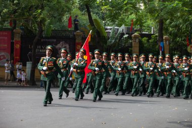 Hanoi, Vietnam, Sep 2, 2015: Vietnam 'da Bağımsızlık Günü kutlamaları