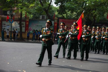 Hanoi, Vietnam, Sep 2, 2015: Vietnam 'da Bağımsızlık Günü kutlamaları