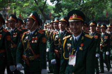 Hanoi, Vietnam, Sep 2, 2015: Vietnam 'da Bağımsızlık Günü kutlamaları