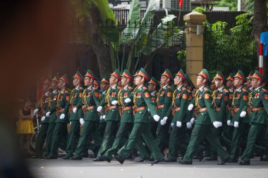 Hanoi, Vietnam, Sep 2, 2015: Vietnam 'da Bağımsızlık Günü kutlamaları