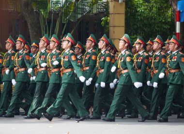 Hanoi, Vietnam, Sep 2, 2015: Vietnam 'da Bağımsızlık Günü kutlamaları