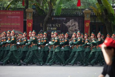 Hanoi, Vietnam, Sep 2, 2015: Vietnam 'da Bağımsızlık Günü kutlamaları