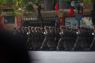 Hanoi, Vietnam, Sep 2, 2015: Vietnam 'da Bağımsızlık Günü kutlamaları