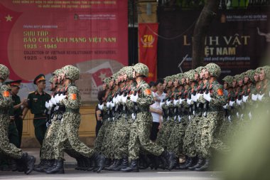Hanoi, Vietnam, Sep 2, 2015: Vietnam 'da Bağımsızlık Günü kutlamaları