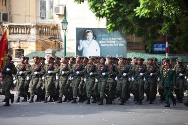 Hanoi, Vietnam, Sep 2, 2015: Vietnam 'da Bağımsızlık Günü kutlamaları