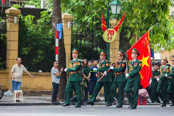 Hanoi, Vietnam, Sep 2, 2015: Vietnam 'da Bağımsızlık Günü kutlamaları