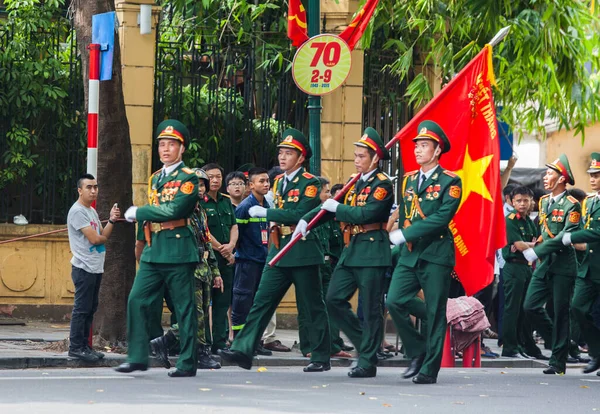 Hanoi, Vietnam, Sep 2, 2015: Vietnam 'da Bağımsızlık Günü kutlamaları