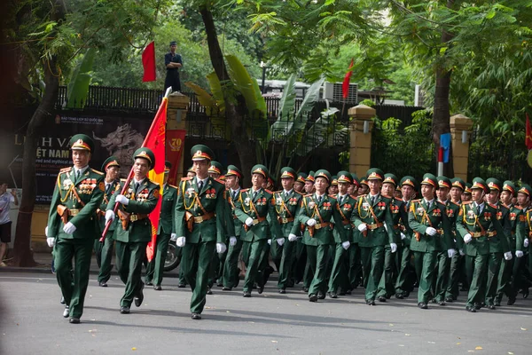 Hanoi, Vietnam, Sep 2, 2015: Vietnam 'da Bağımsızlık Günü kutlamaları