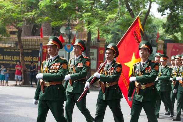 Hanoi, Vietnam, Sep 2, 2015: Vietnam 'da Bağımsızlık Günü kutlamaları