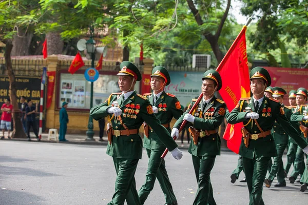 Hanoi, Vietnam, Sep 2, 2015: Vietnam 'da Bağımsızlık Günü kutlamaları