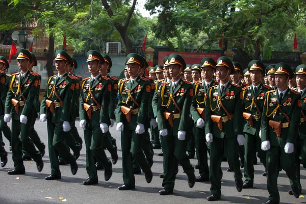Hanoi, Vietnam, Sep 2, 2015: Vietnam 'da Bağımsızlık Günü kutlamaları