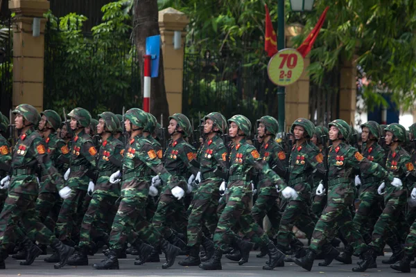 Hanoi, Vietnam, Sep 2, 2015: Vietnam 'da Bağımsızlık Günü kutlamaları