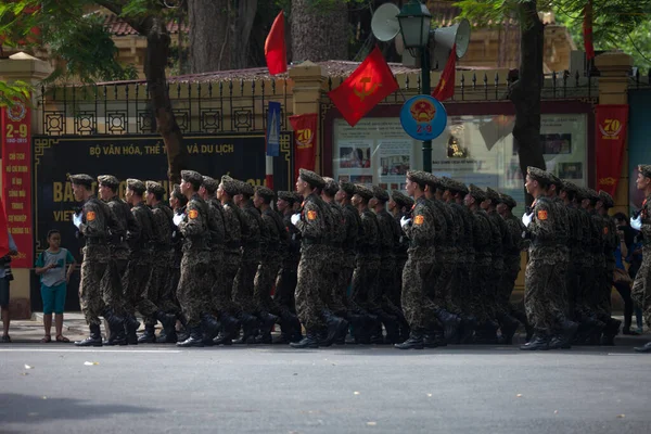 Hanoi, Vietnam, Sep 2, 2015: Vietnam 'da Bağımsızlık Günü kutlamaları