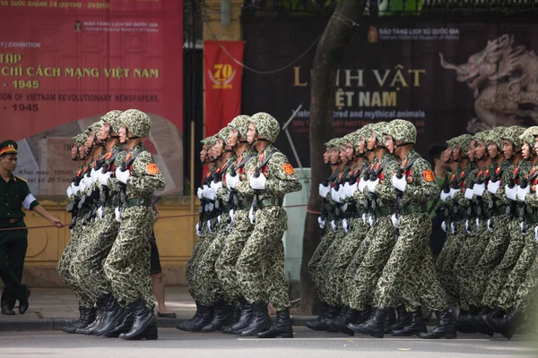 Hanoi, Vietnam, Sep 2, 2015: Vietnam 'da Bağımsızlık Günü kutlamaları
