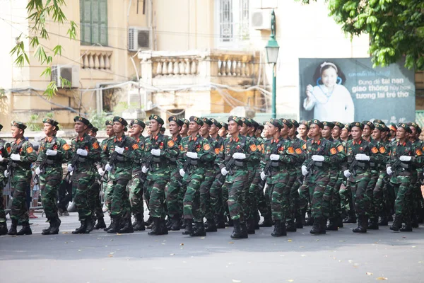 Hanoi, Vietnam, Sep 2, 2015: Vietnam 'da Bağımsızlık Günü kutlamaları