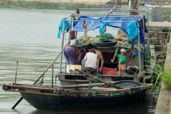 Long Bay Vietnam Noviembre 2014 Barco Pesca Long Bay Vista — Foto de Stock