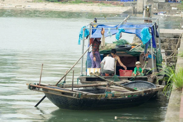 Long Bay Vietnam Noviembre 2014 Barco Pesca Long Bay Vista — Foto de Stock